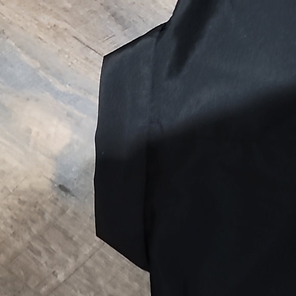 Gently Loved girls dress shirt size medium by beechers Brook stretch black shiny - Picture 7 of 9